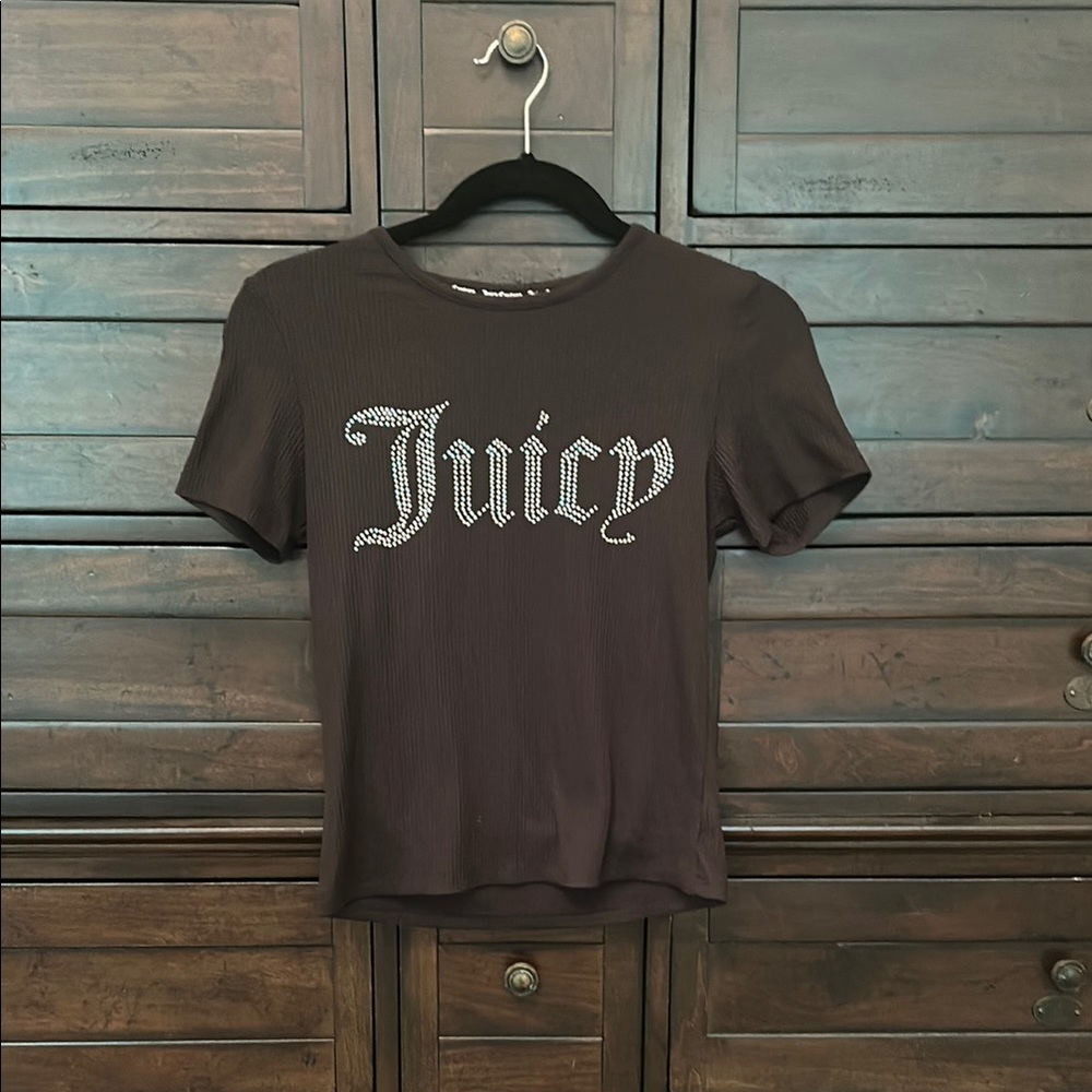 Juicy Couture Black Short Sleeve Tee